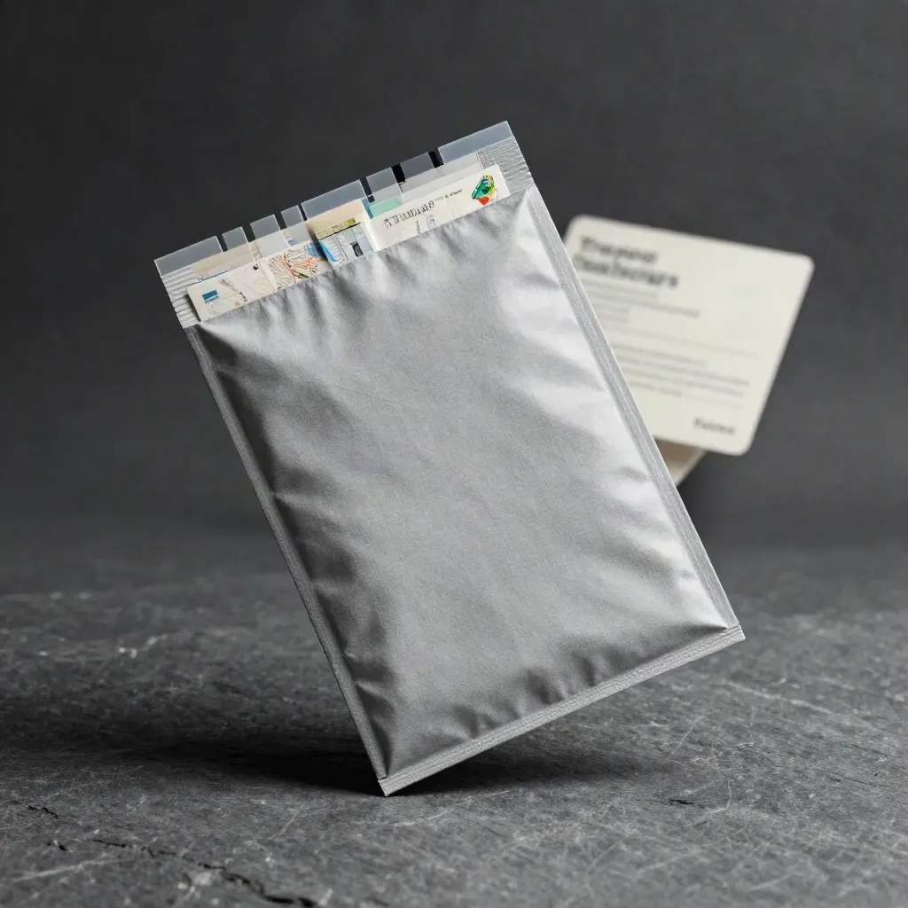 Sealed Toronto pricing packet with folded city map floating against a slate background.