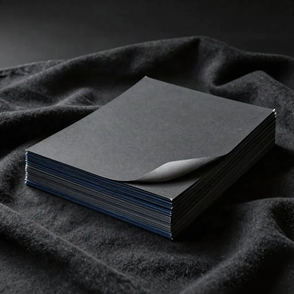 Half-buried condo photo proof set on charcoal fabric with dramatic rim light