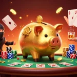 Engage with top payid pokies australia in a vibrant 3D casino-themed illustration showcasing exciting gameplay.